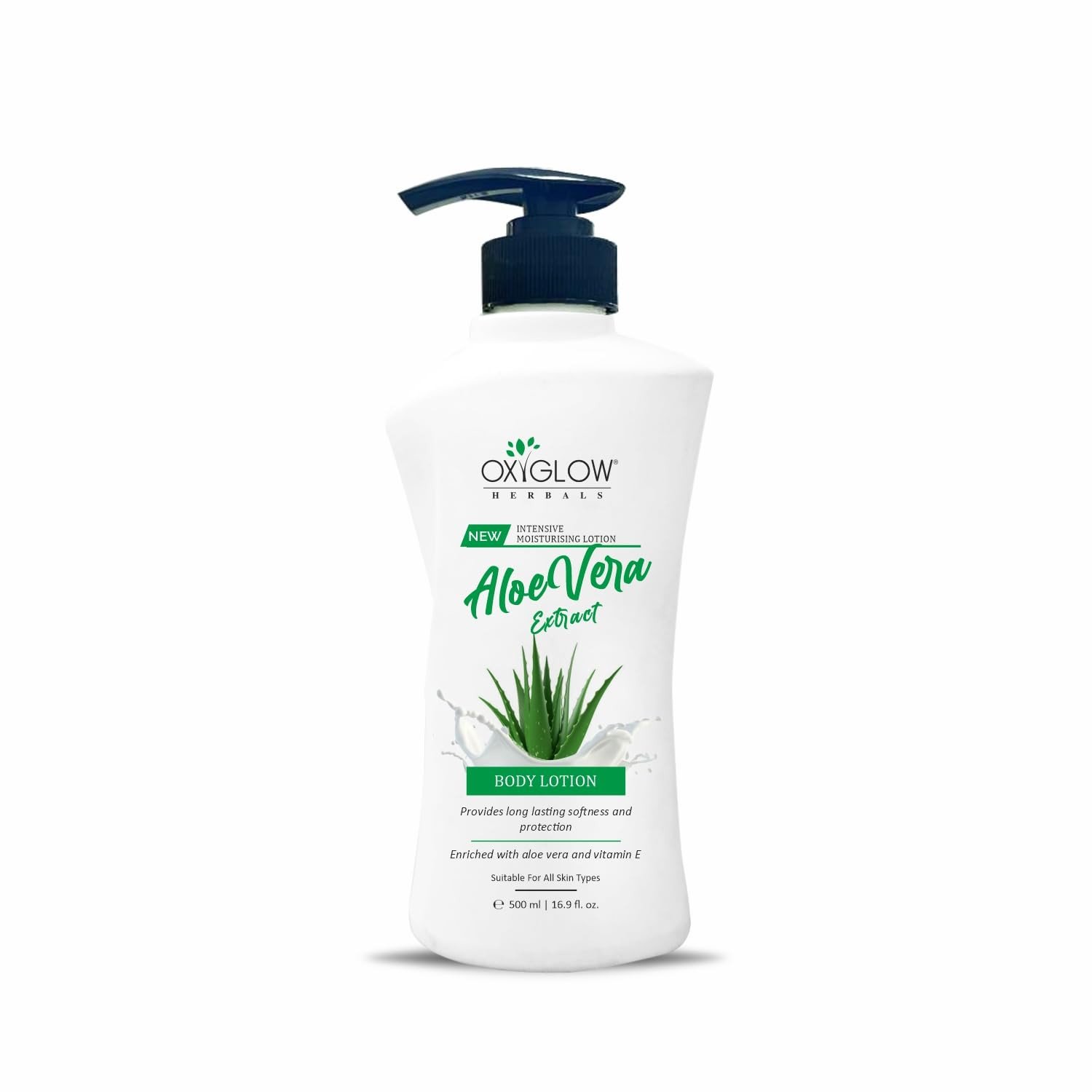 OxyGlow Herbals Aloe vera Extract Fruit Body Lotion|Long Lasting Softness & Protection|Enriched With Aloe Vera & Vitamin E
