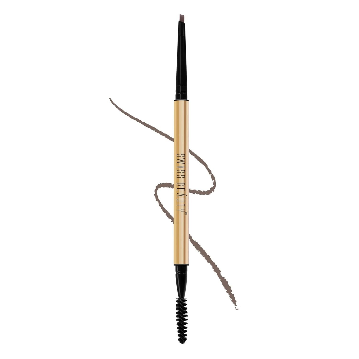Swiss Beauty Micro Precision Eyebrow Pencil, Highly Pigmented, Long-Lasting and Lightweight Eyebrow Pencil