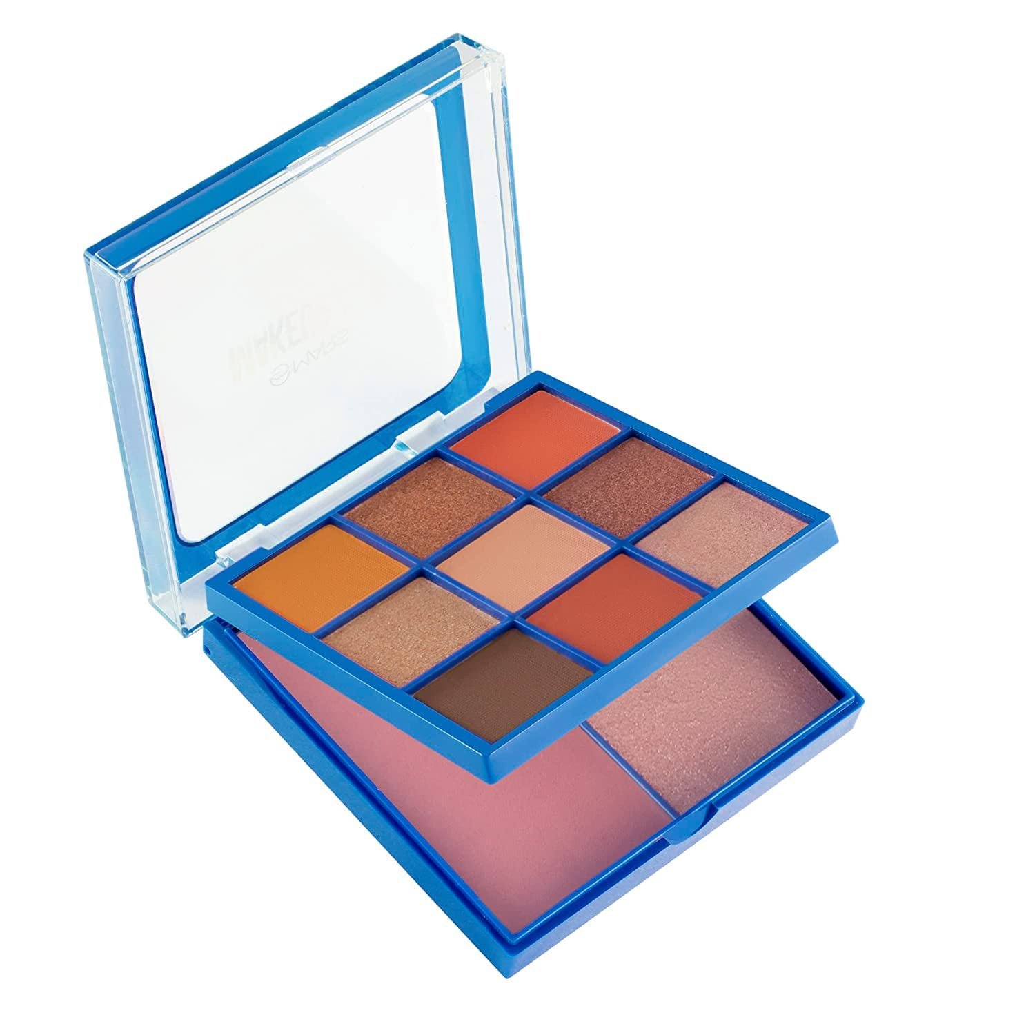 MARS Face and Eye Makeup Kit for Women | 9 Highly Pigmented Eyeshadows with Blusher and Highlighter | Attached Mirror (16.0 gm)