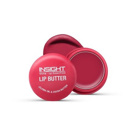 Insight Cosmetics Lip Butter Lip Balm Enriched with Rosehip Oil, Jojoba Oil & Vitamin E|Excellent Lip Mask|Tanned Lips Brightening|Natural Pink Lips, 3gm
