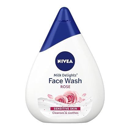 NIVEA Milk Delights Face Wash Caring Rosewater For Sensitive Skin 100ml