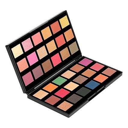 SWISS BEAUTY 36 Colors Eyeshadow Palette Powder  Multicolor, Shimmery Finish